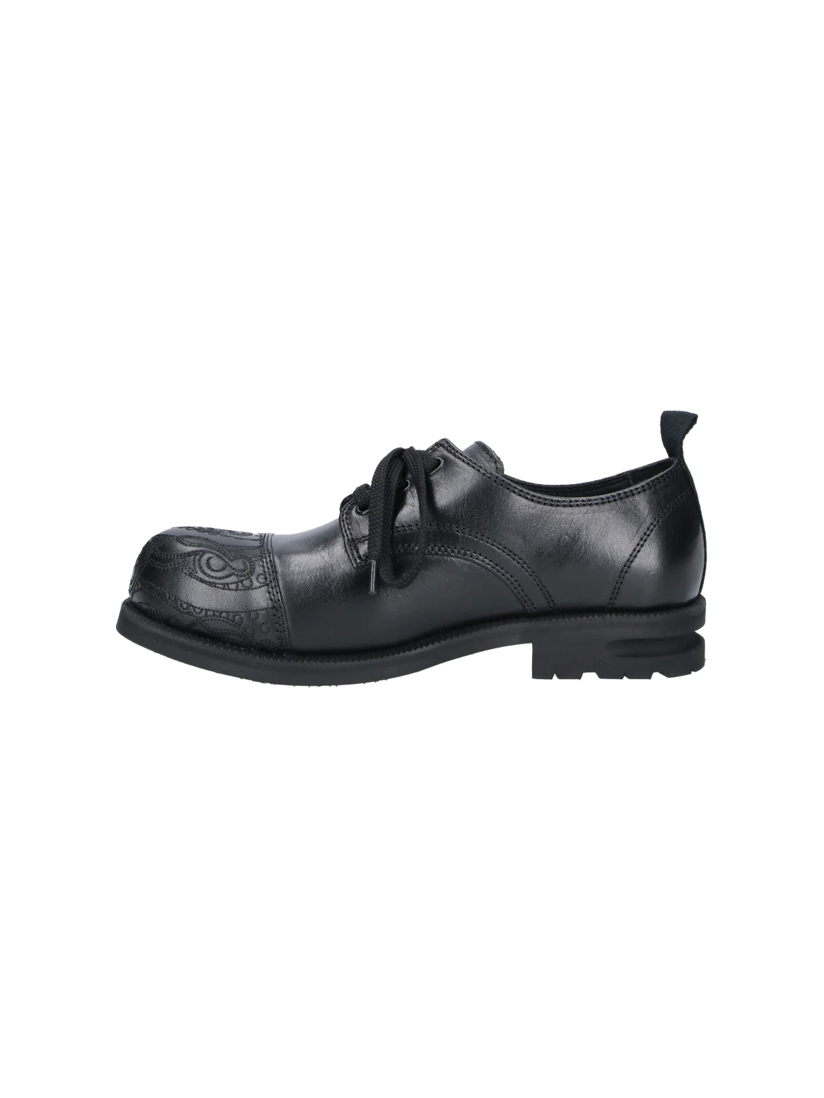 Kiko Kostadinov Ovine Leather Flat Shoes with Contrast Rubber - Image 3