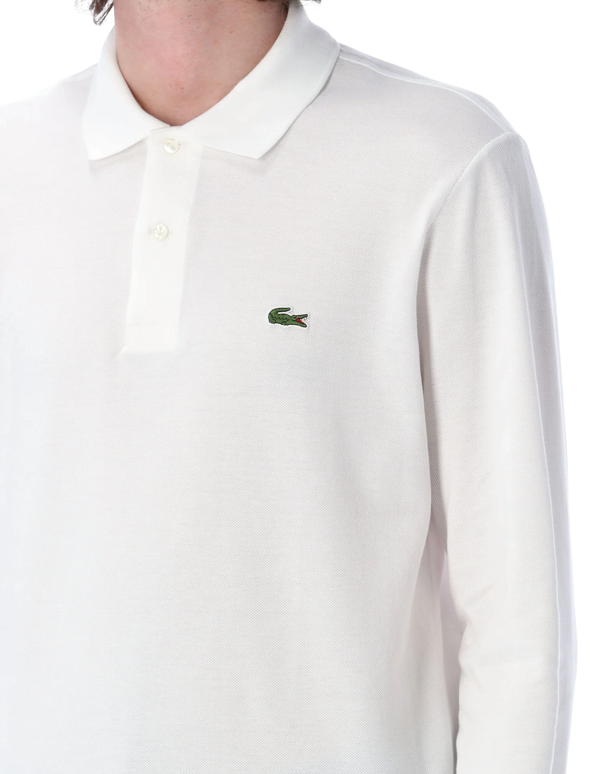 Lacoste Timeless Long-Sleeve Polo for Men - Size L - Image 3