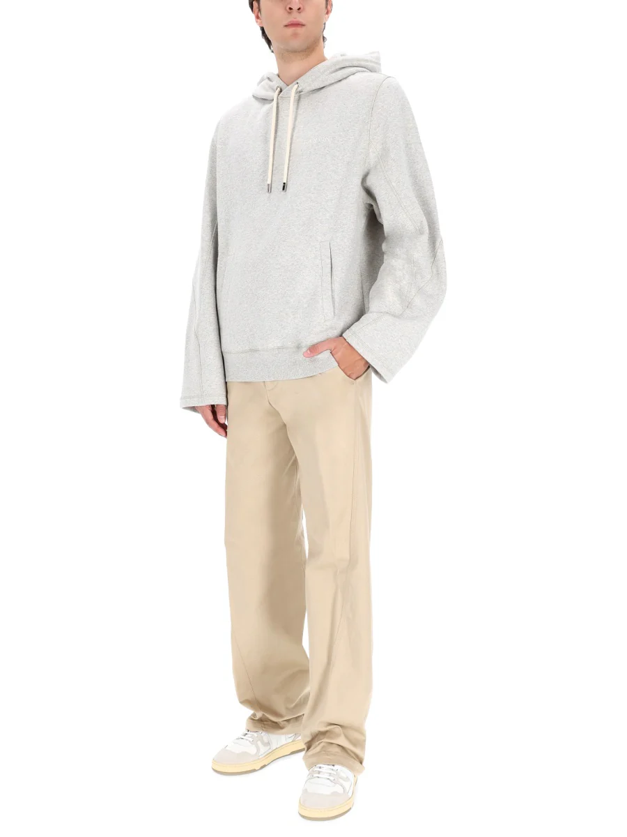 LANVIN Logo-embroidered Hoodie - Image 2