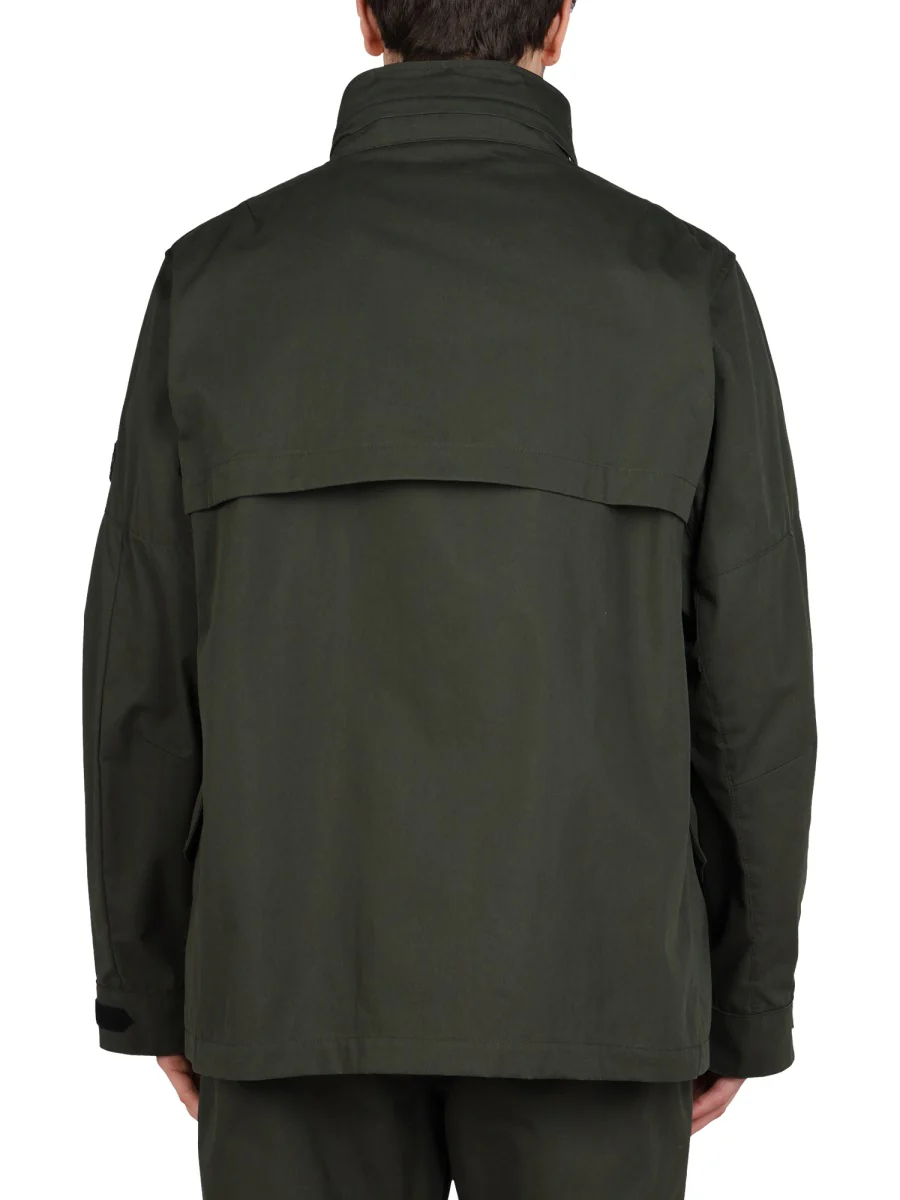 Lardini By Yosuke Aizawa Double Fabric High Neck Jacket - Image 4