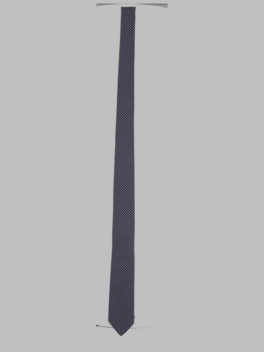 Lardini Men’s Solid Silk Tie with Classic Finish