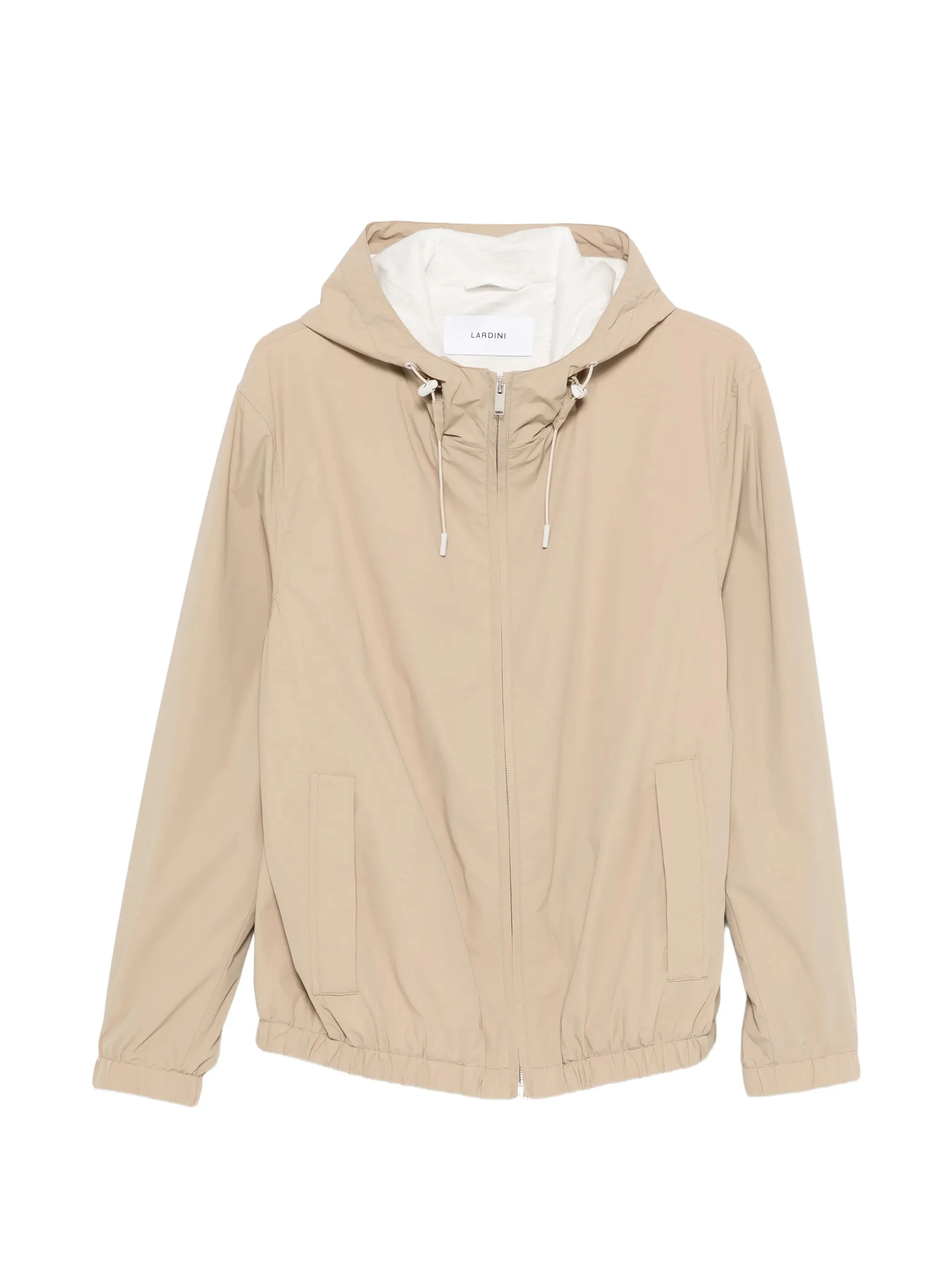 Lardini Men's Lightweight Jacket with Drawstring Hood