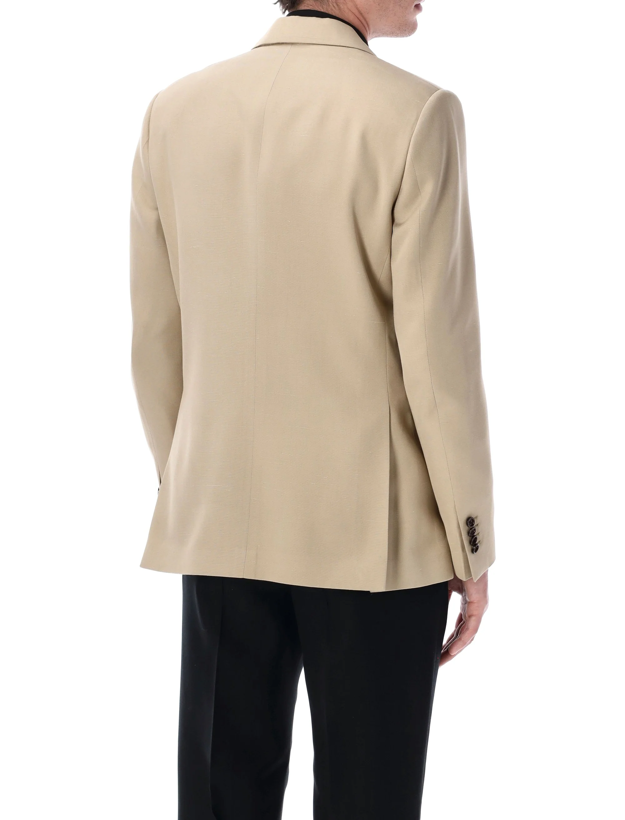 Lardini Single-breasted Viscose and Silk Blazer - Image 2