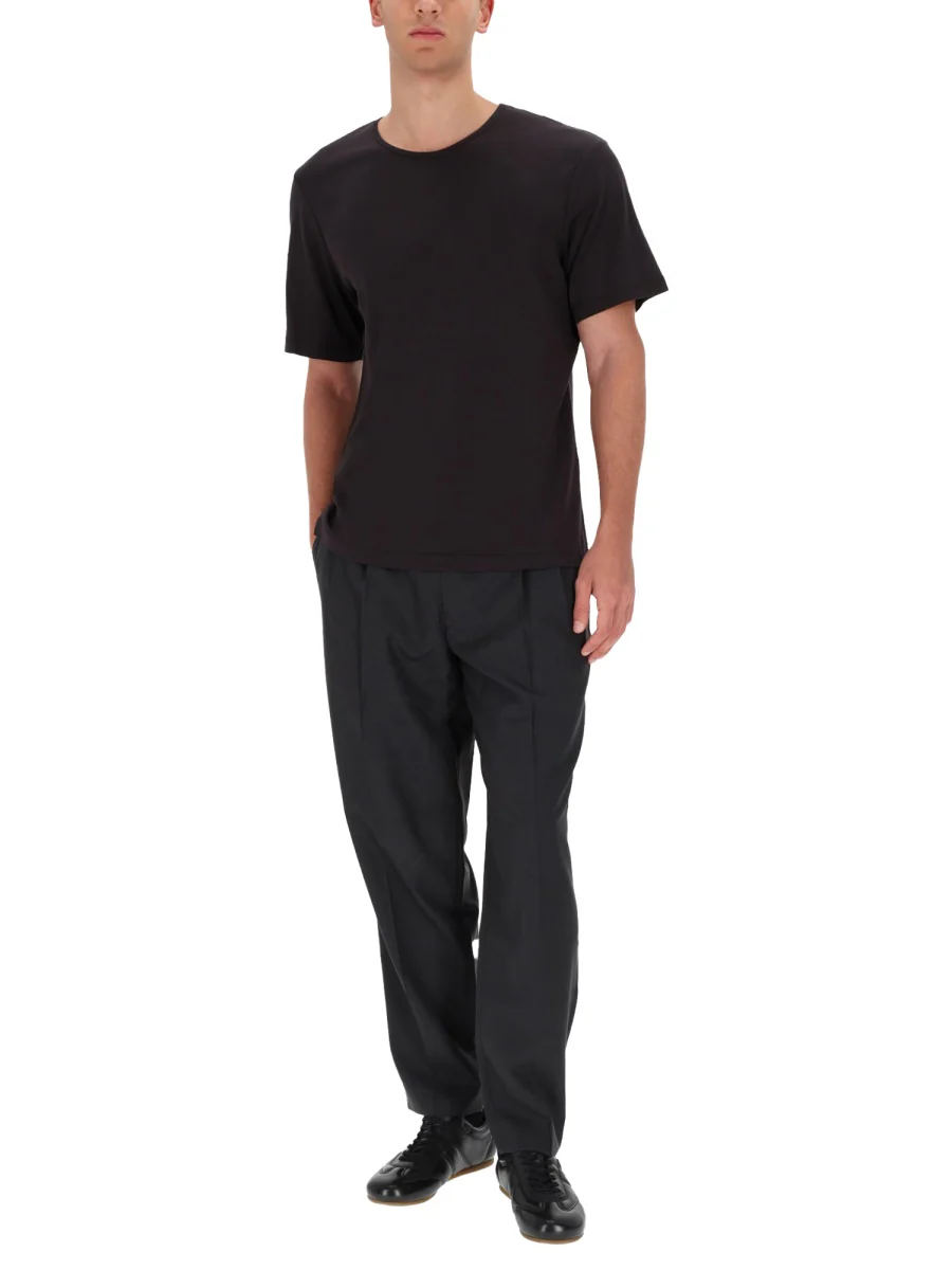 Lemaire Charcoal Mini T-Shirt for Men - Image 3