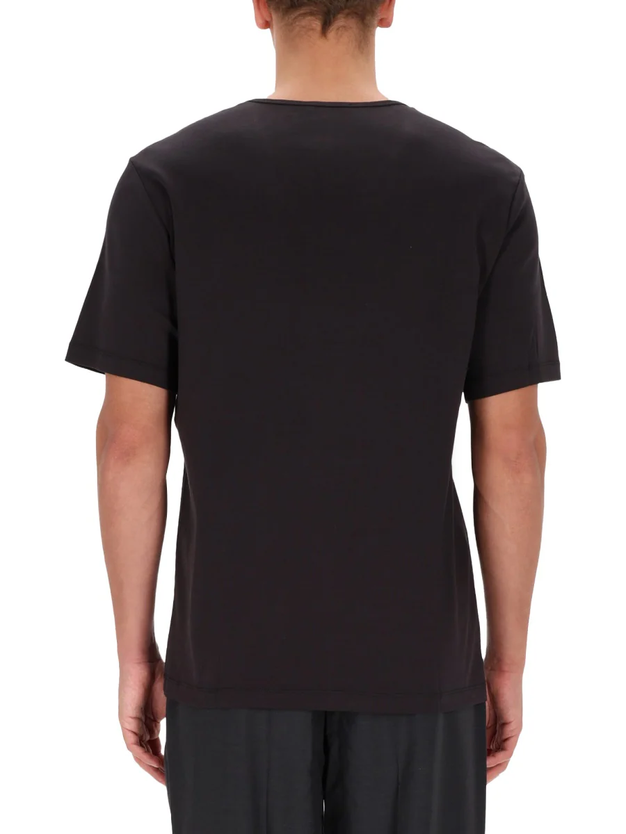 Lemaire Charcoal Mini T-Shirt for Men - Image 6