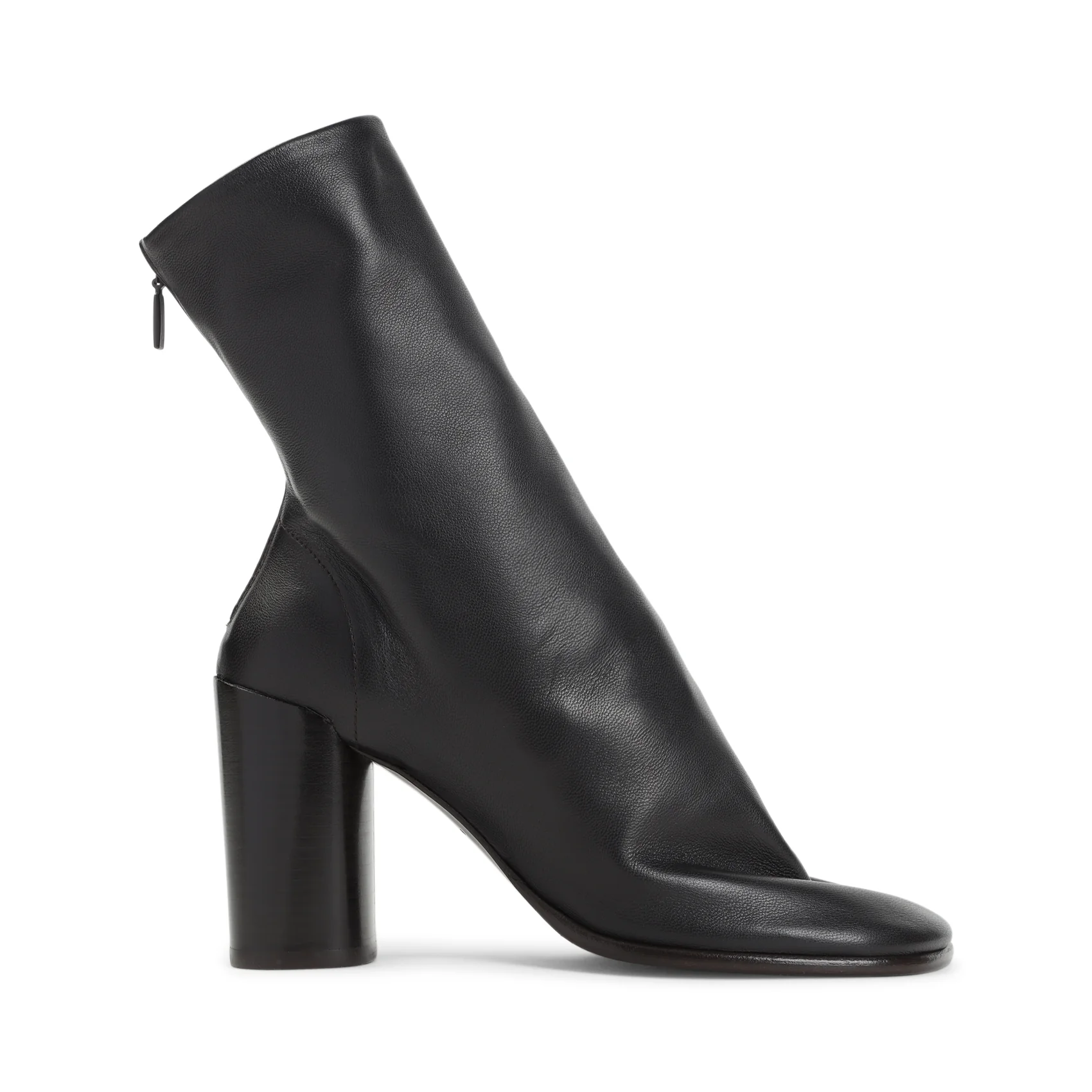 LEMAIRE GLOVE ANKLE BOOTS with 80MM HEEL in LEATHER - Smooth Lambskin Leather - Women - Image 5