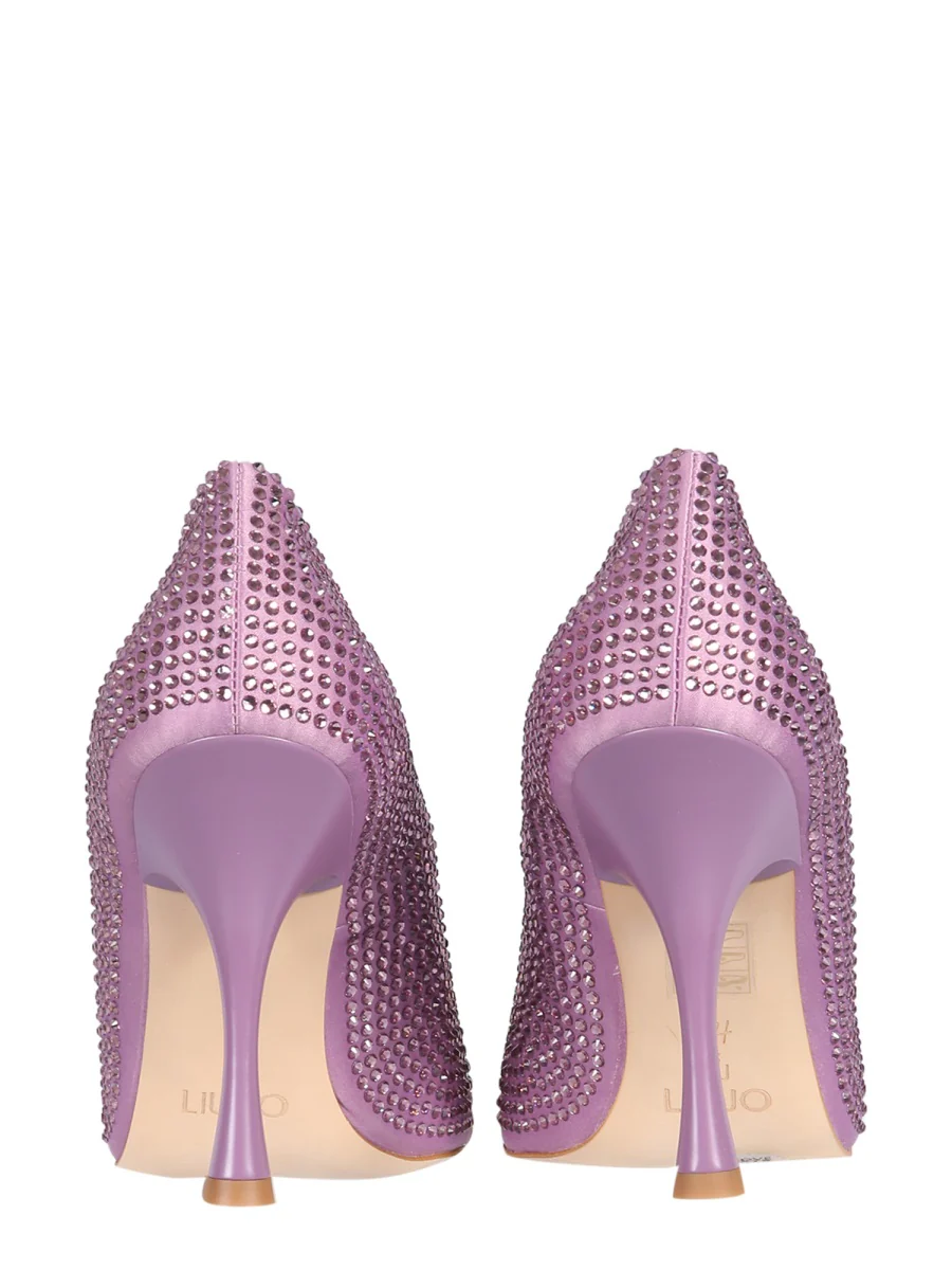 LEONIE HANNE X LIU JO Crystal-embellished Pointed-toe Pumps - Image 6