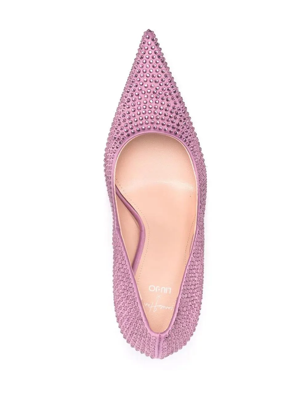 LEONIE HANNE X LIU JO Crystal-embellished Pointed-toe Pumps - Image 7