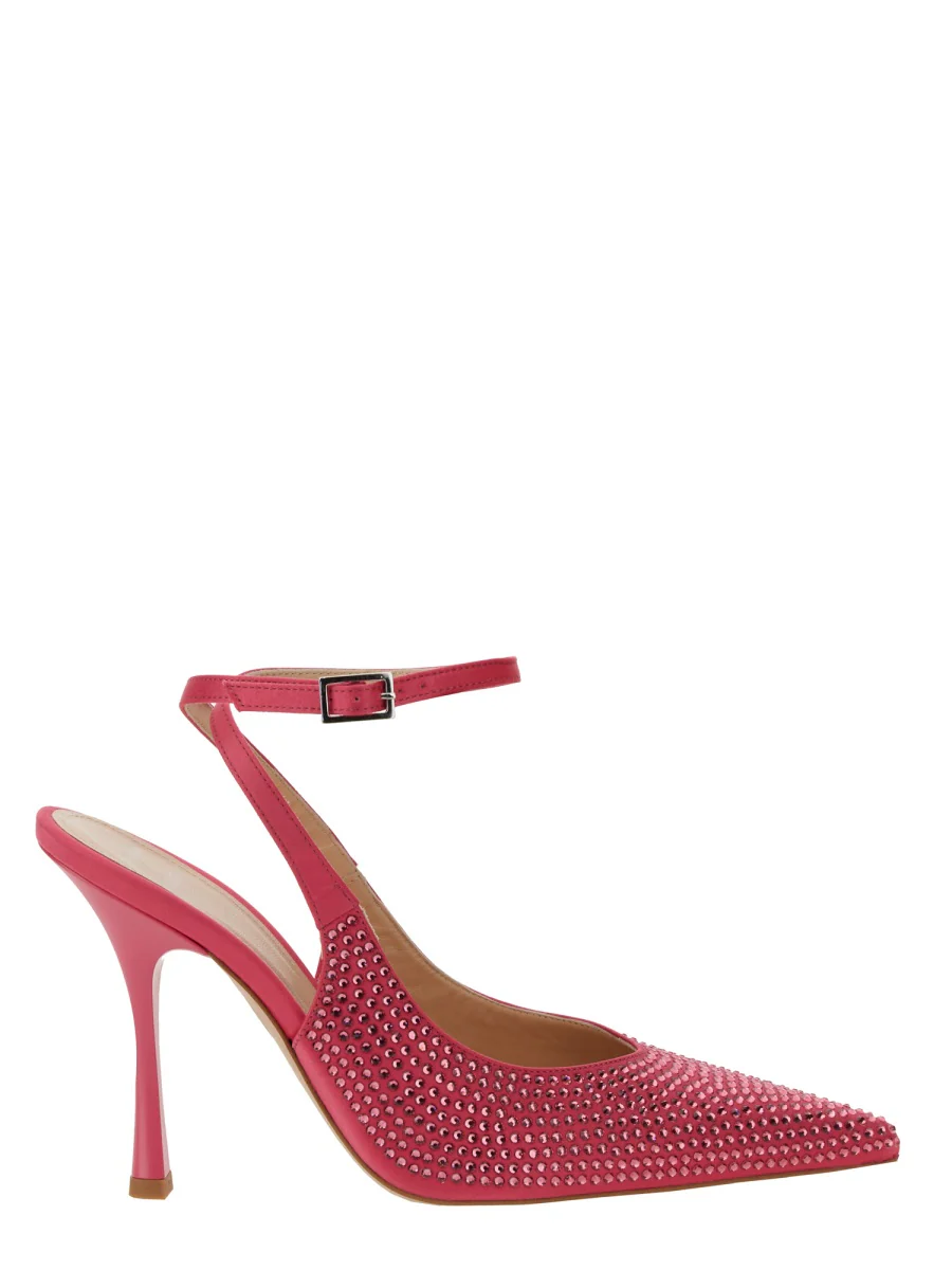 LEONIE HANNE X LIU JO Satin Slingback with Hourglass Heel