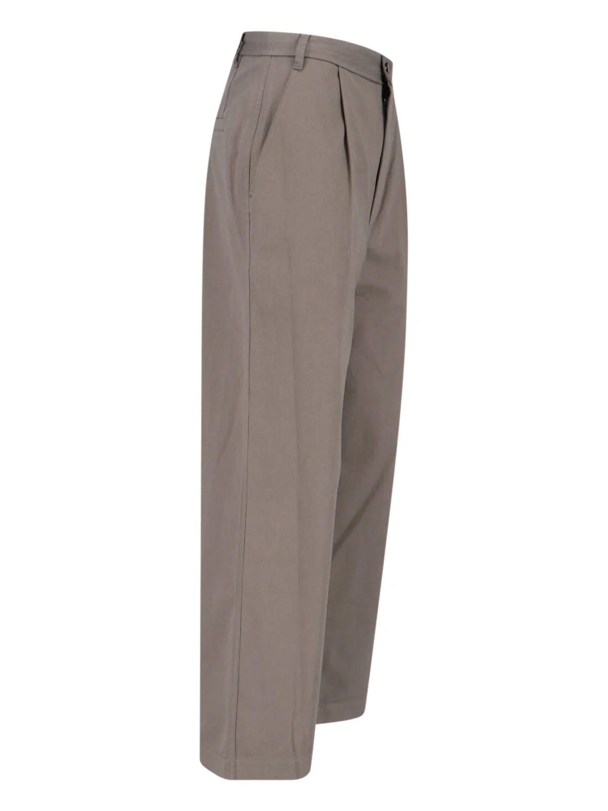Low Classic Low-Rise Classic Cotton Trousers - Image 3