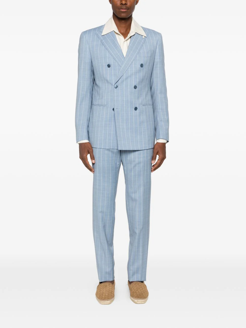 Luigi Bianchi Men's Classic Tailored Suit - Image 5
