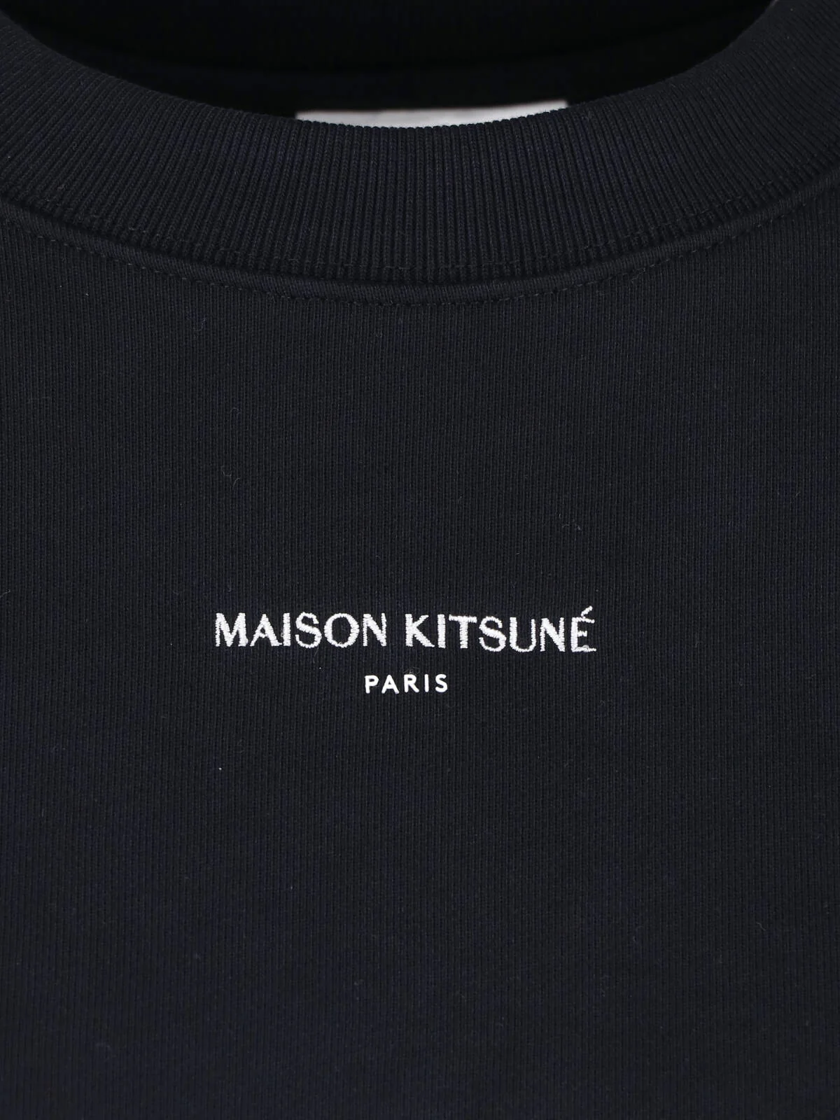 Maison Kitsune 100% Cotton Crewneck Sweater - Image 3