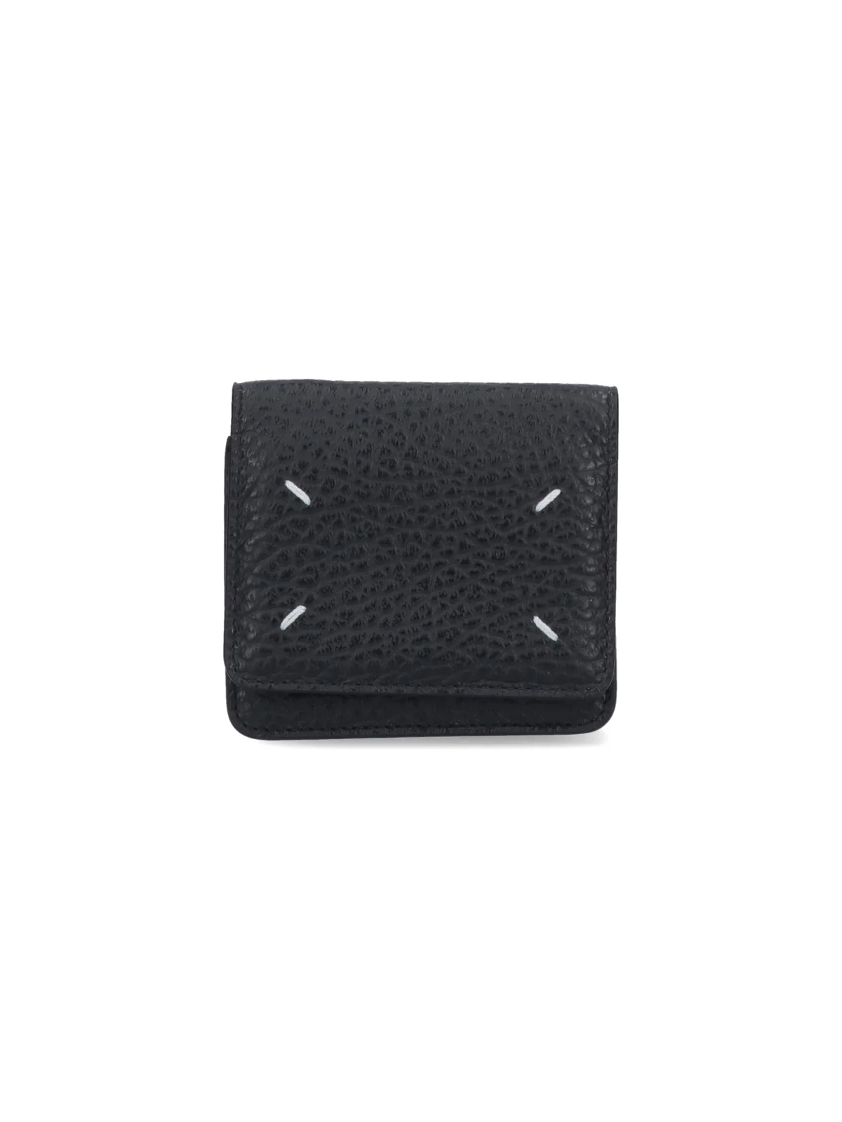 Maison Margiela Bovine Leather Mini Wallet with Brass & Zinc Alloy Hardware