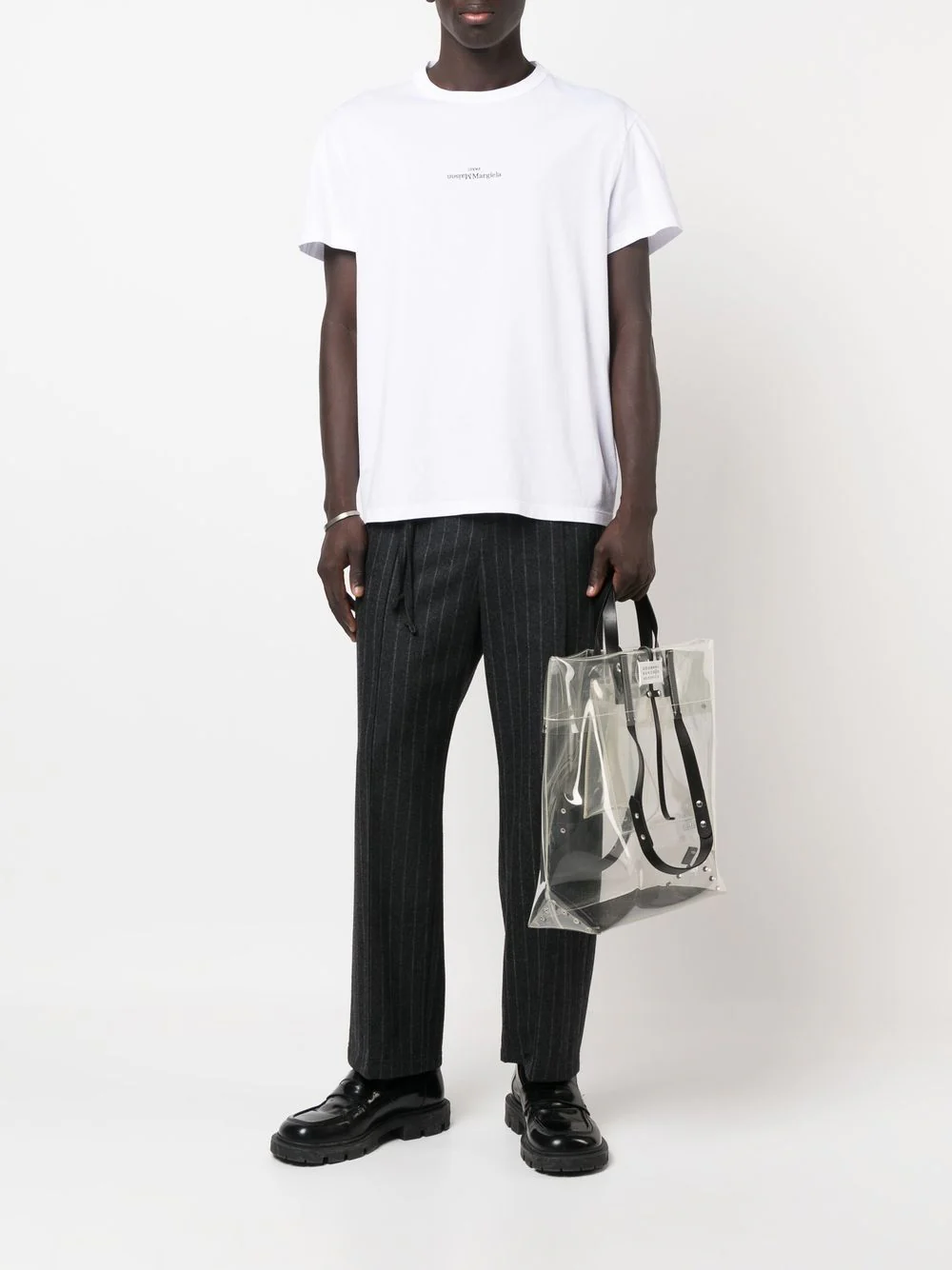 Maison Margiela Distorted Logo T-Shirt Regular Fit - Image 7
