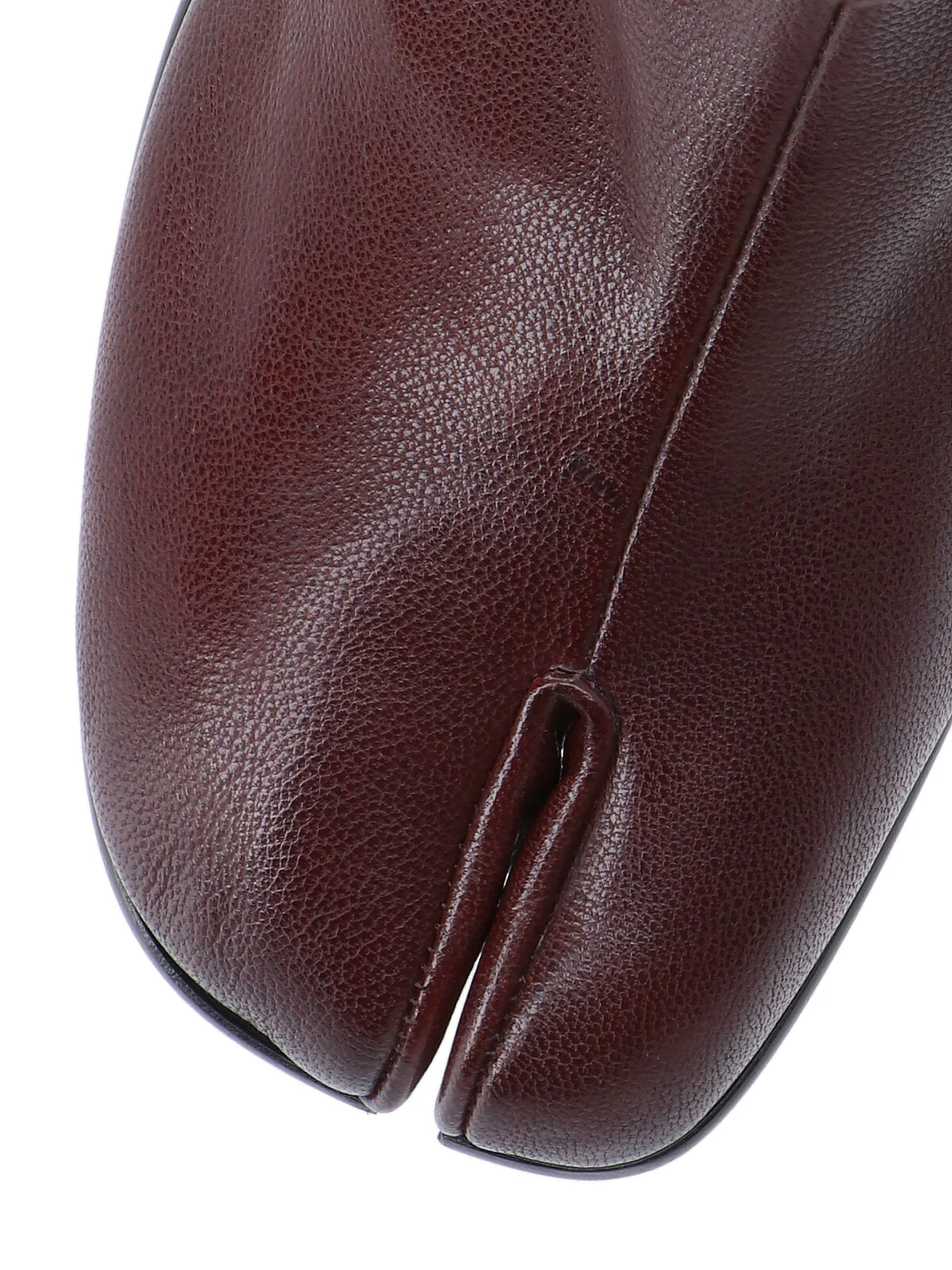 Maison Margiela Luxury Camel Leather Boots with Contrast Rubber Detail - Image 5