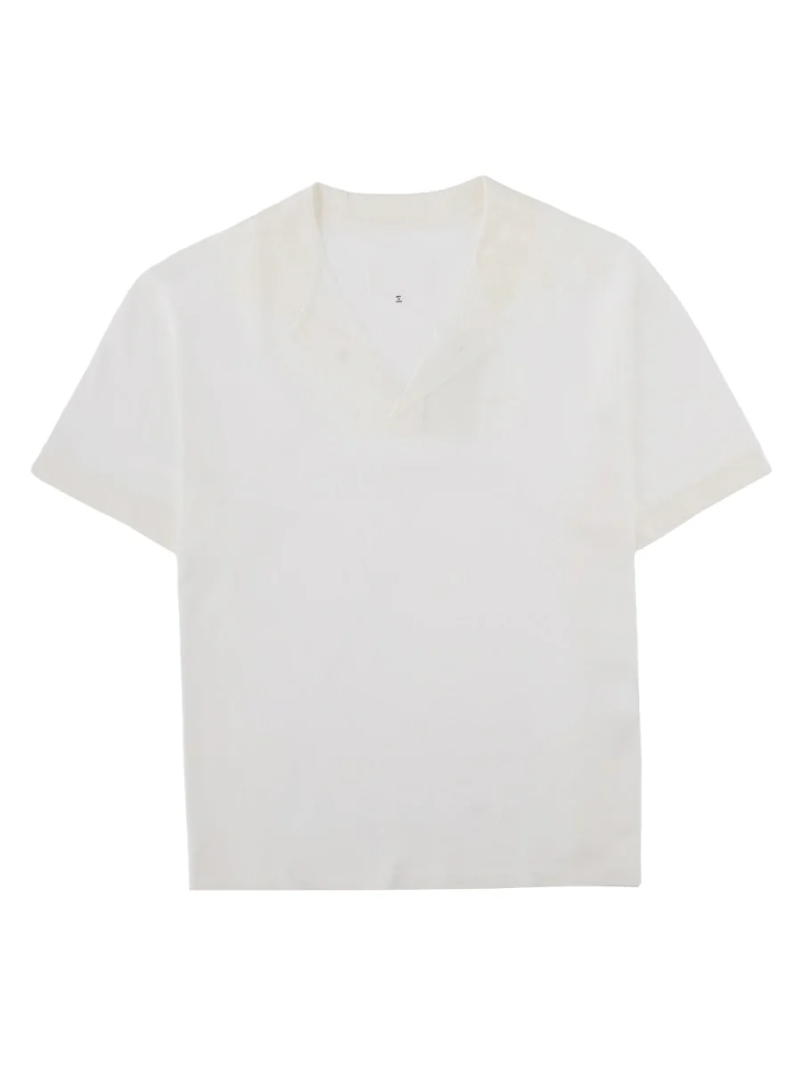 Maison Margiela Men's 100% Cotton Polo Shirt, Made in Italy