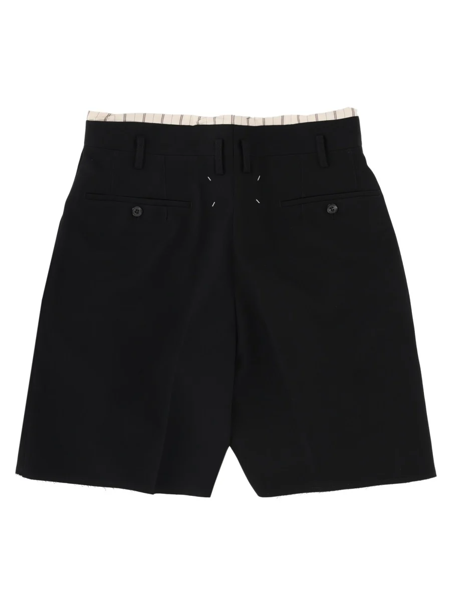 Maison Margiela Men's 100% Virgin Wool Shorts - Image 4