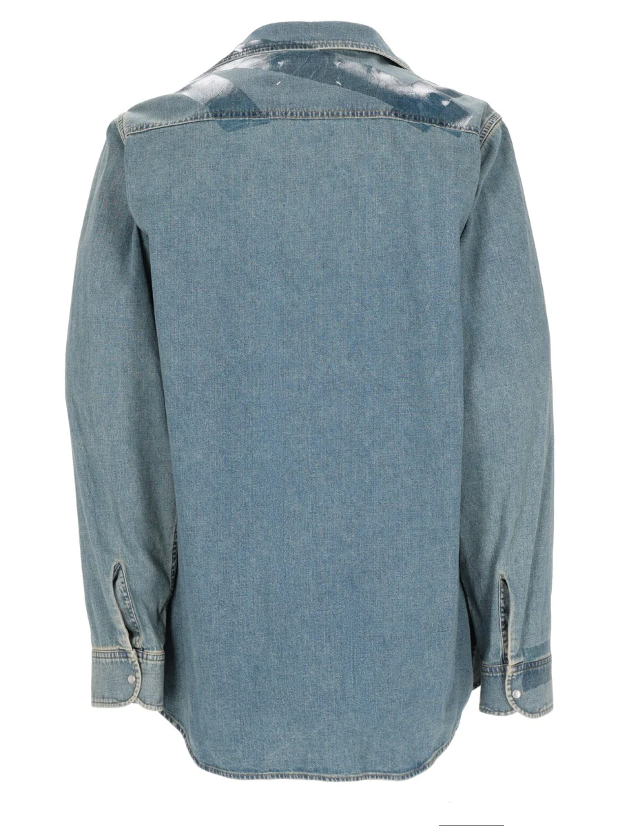 Maison Margiela Men's Cotton Denim Shirt - Image 4