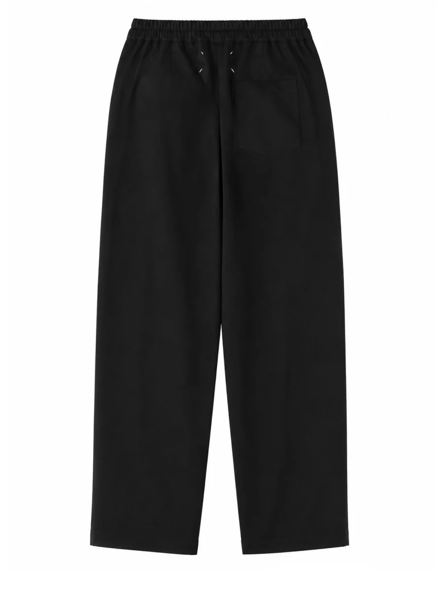 Maison Margiela Men's Soft Fabric Trousers with Cotton-Lined Pockets - Image 4