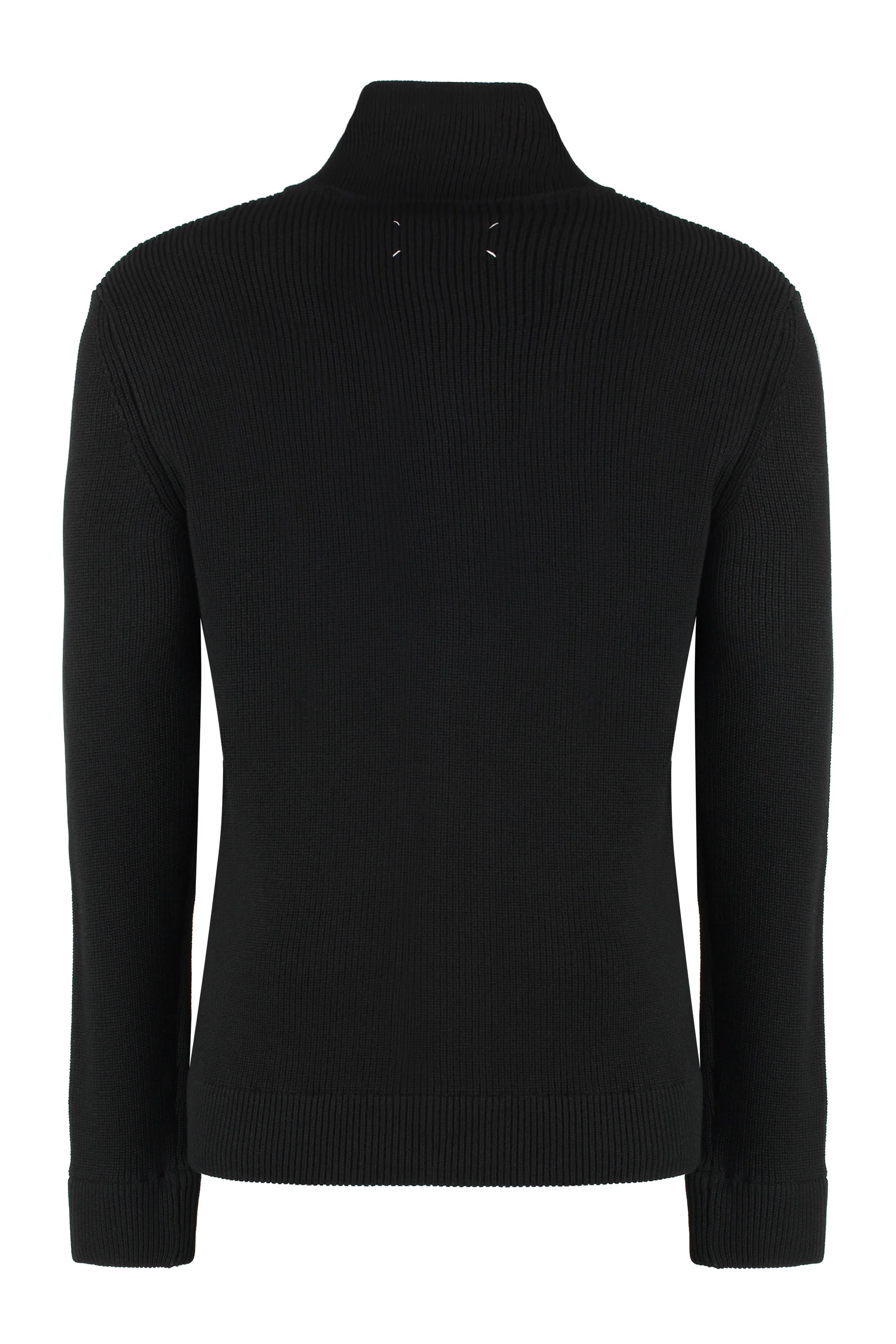Maison Margiela Ribbed Zip-Front Cardigan Sweater for Men - Image 2