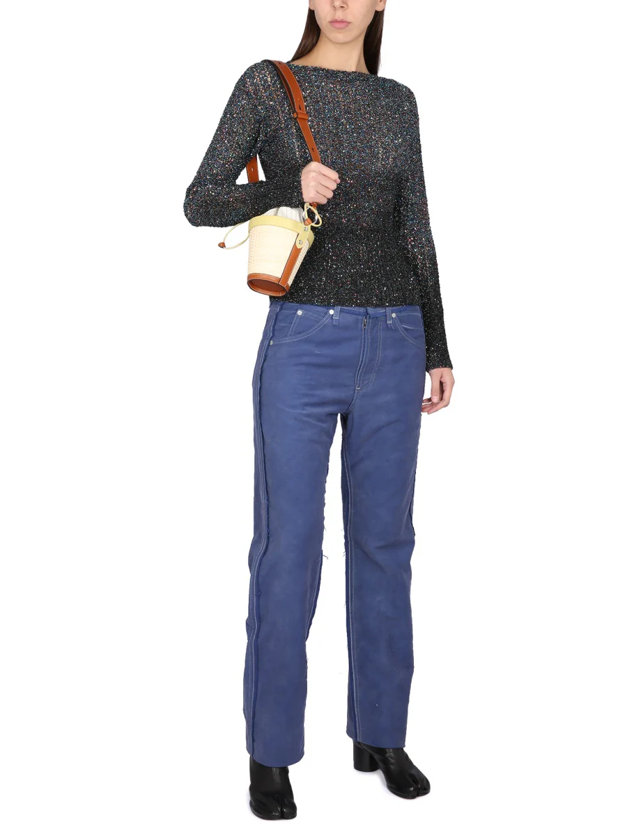 MAISON MARGIELA Sequin-embellished Knitted Jumper - Image 2