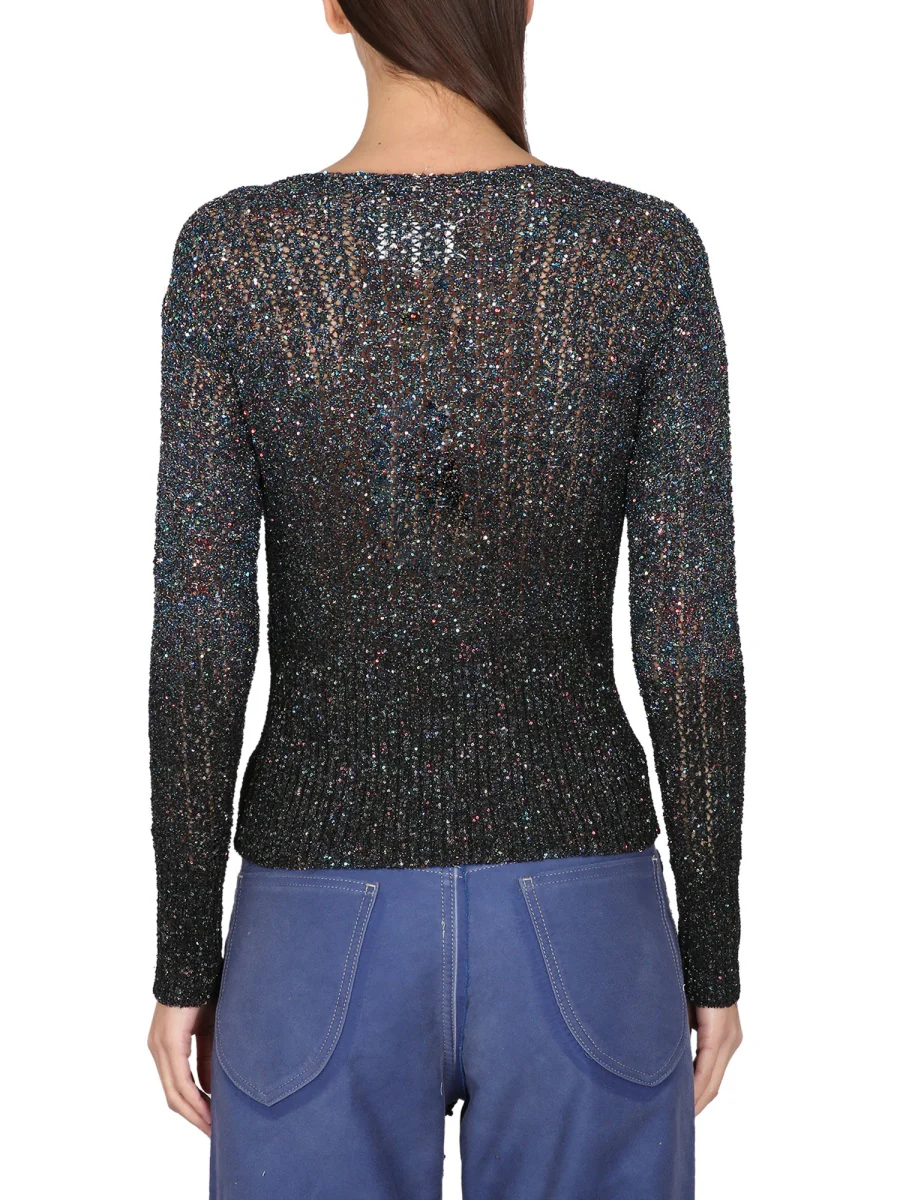 MAISON MARGIELA Sequin-embellished Knitted Jumper - Image 3