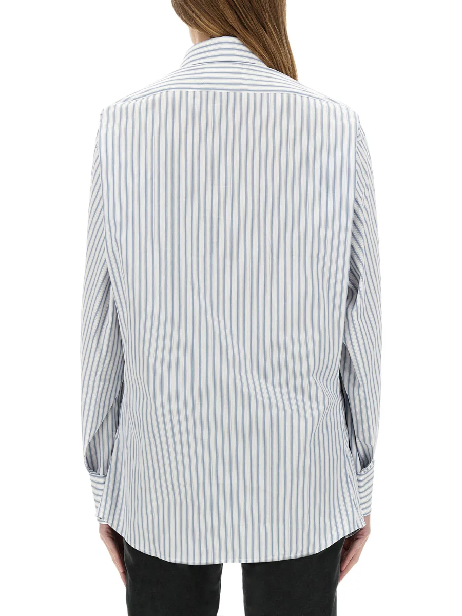 Maison Margiela Striped Cotton Shirt - Size 42 - Image 3