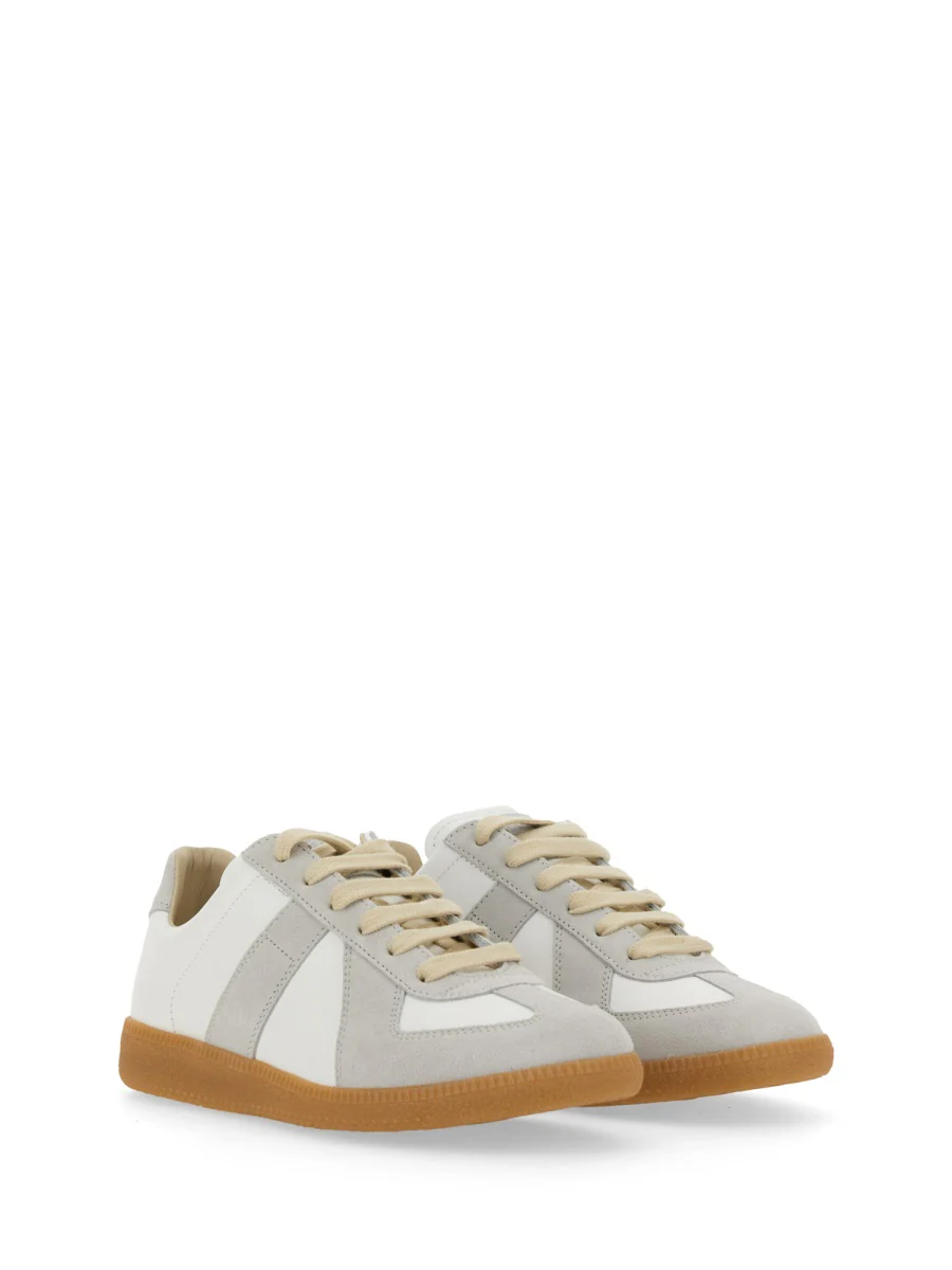 Maison Margiela Women’s 2.5 cm Sole Leather Sneakers - Image 4