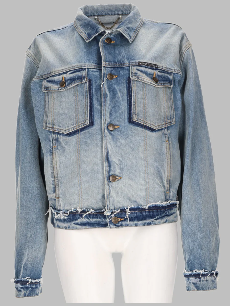 Maison Margiela Women’s Denim Sports Jacket in 100% Cotton, Made in Italy - Image 2