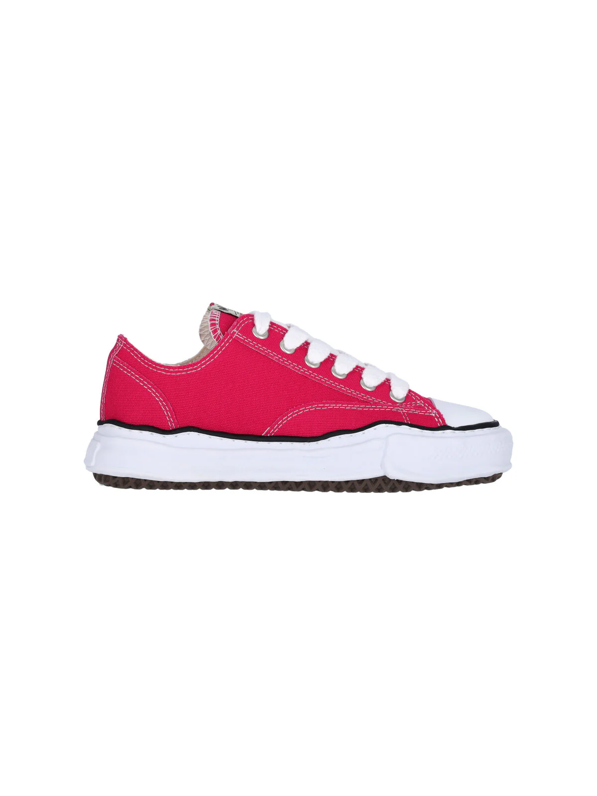 Maison Mihara Yasuhiro Unisex Cotton Canvas Low-Top Sneakers - Image 3