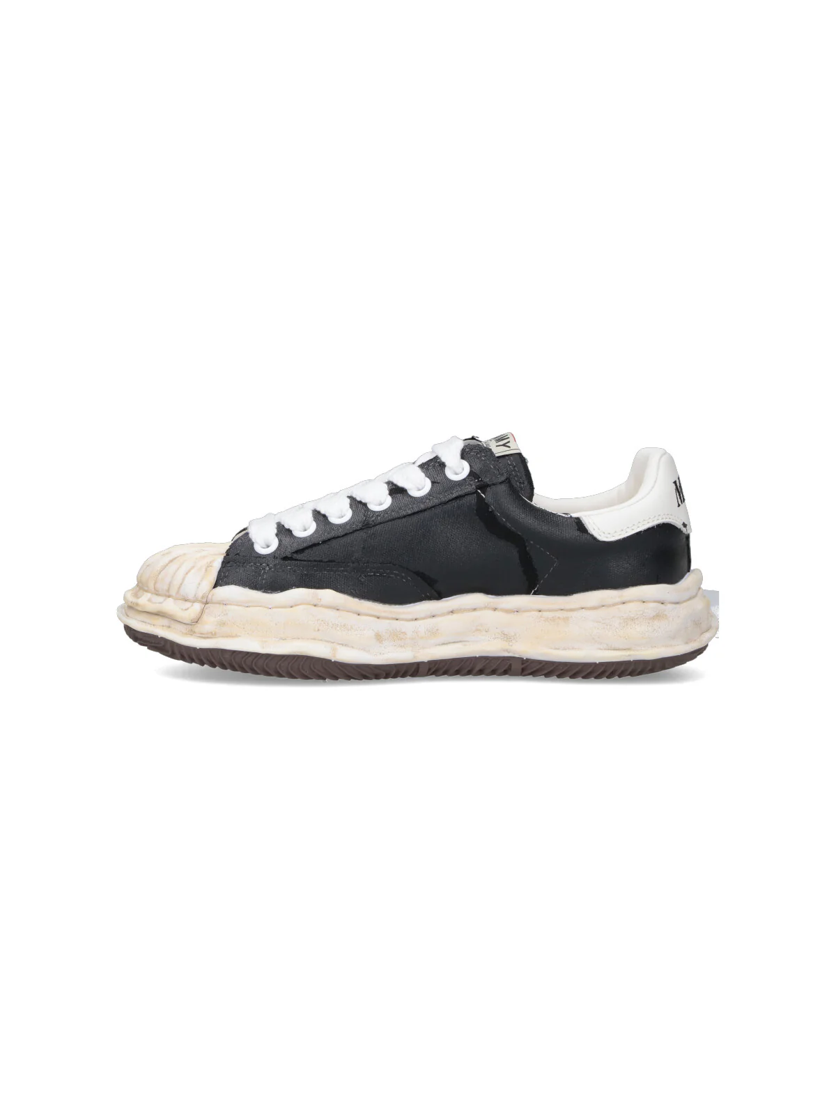 Maison Mihara Yasuhiro Unisex Cotton Upper Sneakers with Rubber Sole - Image 3