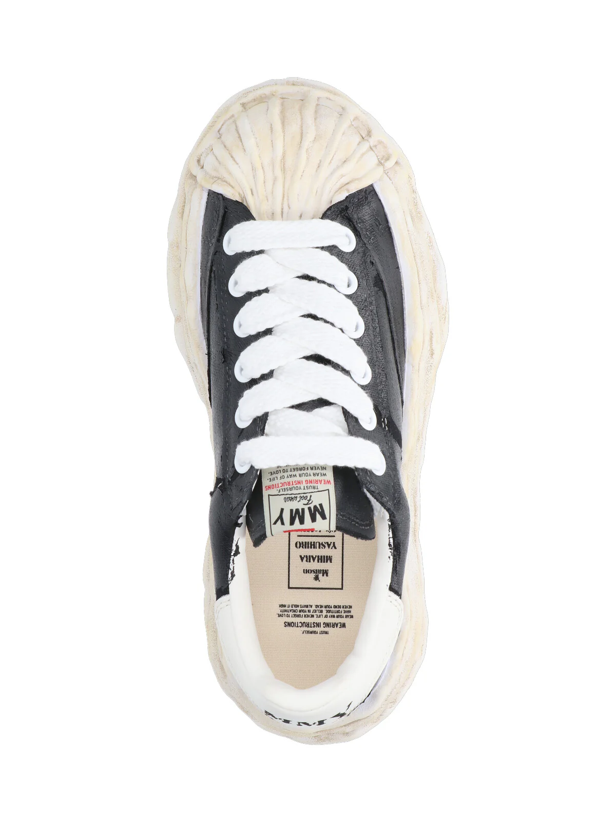 Maison Mihara Yasuhiro Unisex Cotton Upper Sneakers with Rubber Sole - Image 5