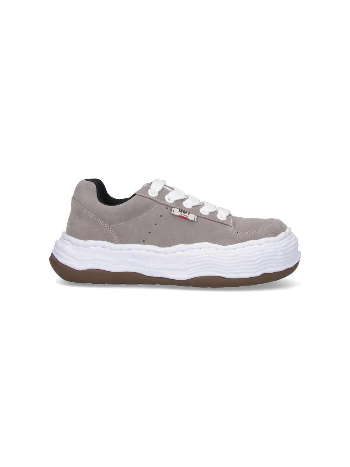 Maison Mihara Yasuhiro Unisex Cow Leather Sneakers with Rubber Sole