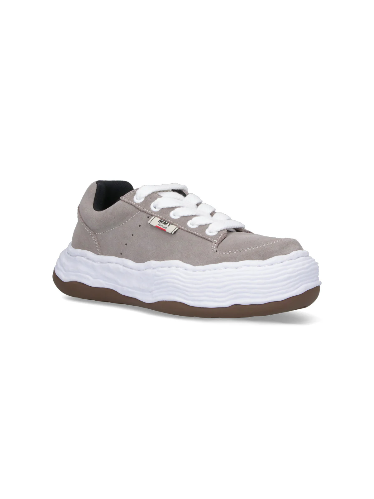 Maison Mihara Yasuhiro Unisex Cow Leather Sneakers with Rubber Sole - Image 2
