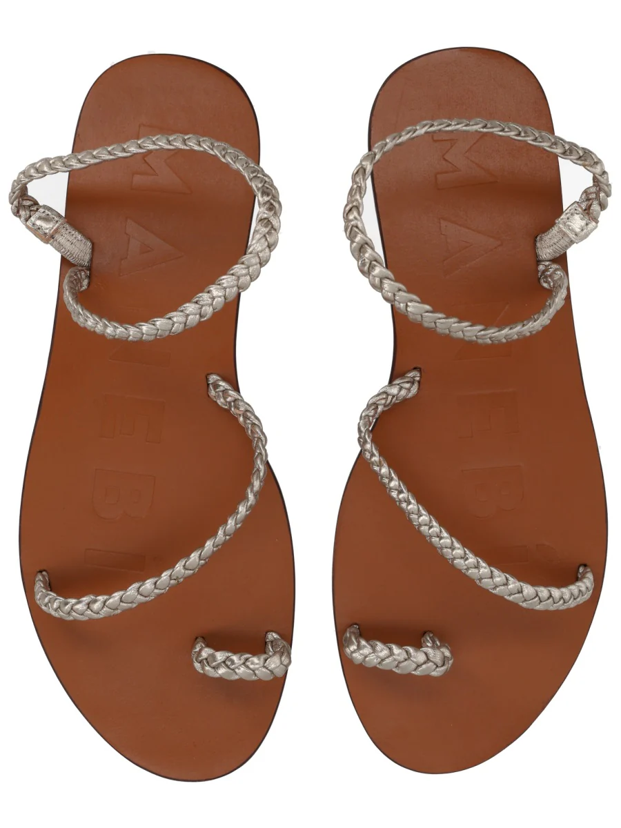 Manebi Women's Luxury Goat Leather Slip-On Sandals - Image 4