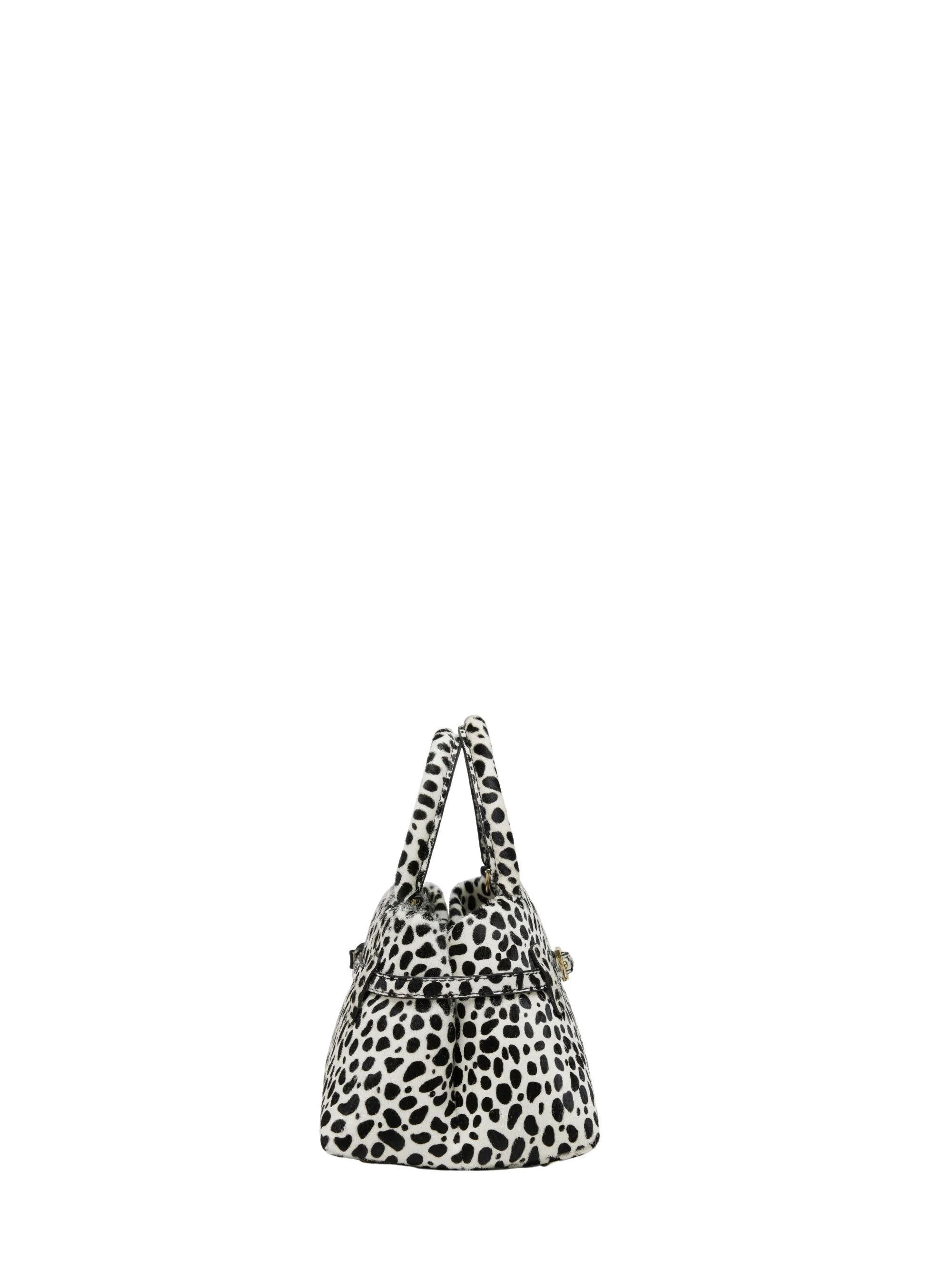 Manu Atelier Le Cambon 20 Mini Handbag with Dalmatian Print - Image 3