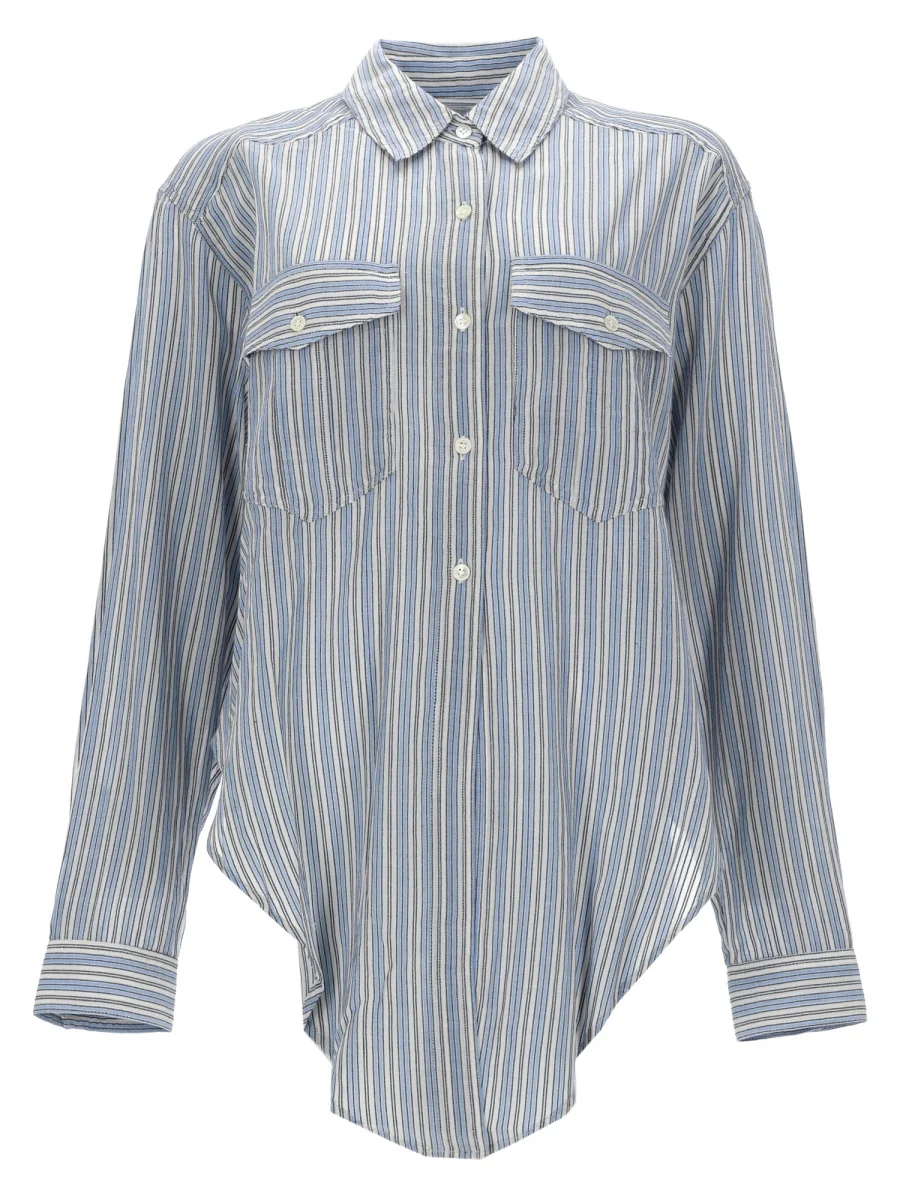 Marant Étoile Effortless Cotton Button-Up Shirt for Women