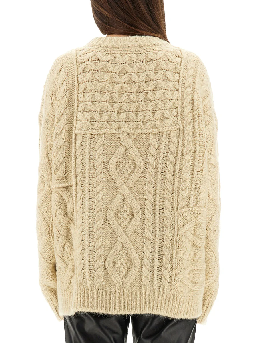 MARANT ÉTOILE Jake Cable-knit Wool-blend Sweater - Image 7