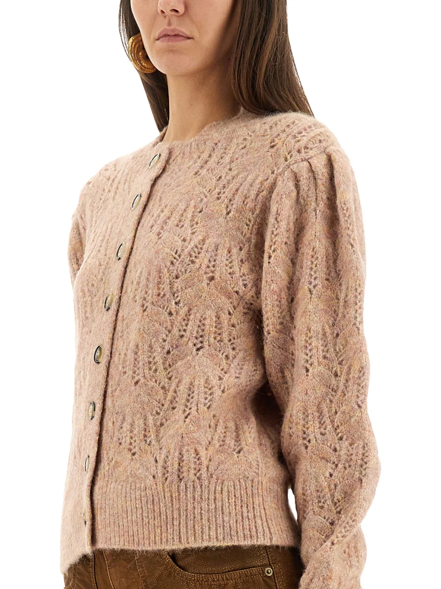 Marant Étoile Mini Cardigan with Alpaca Blend - Image 4