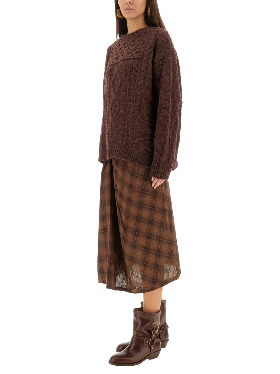 MARANT ÉTOILE Padova Cotton-blend Cable-knit Sweater - Image 4