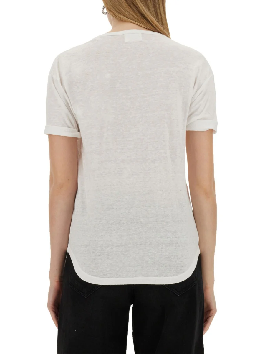 Marant Étoile Women's Mini T-Shirt with Front Logo Print - Image 4