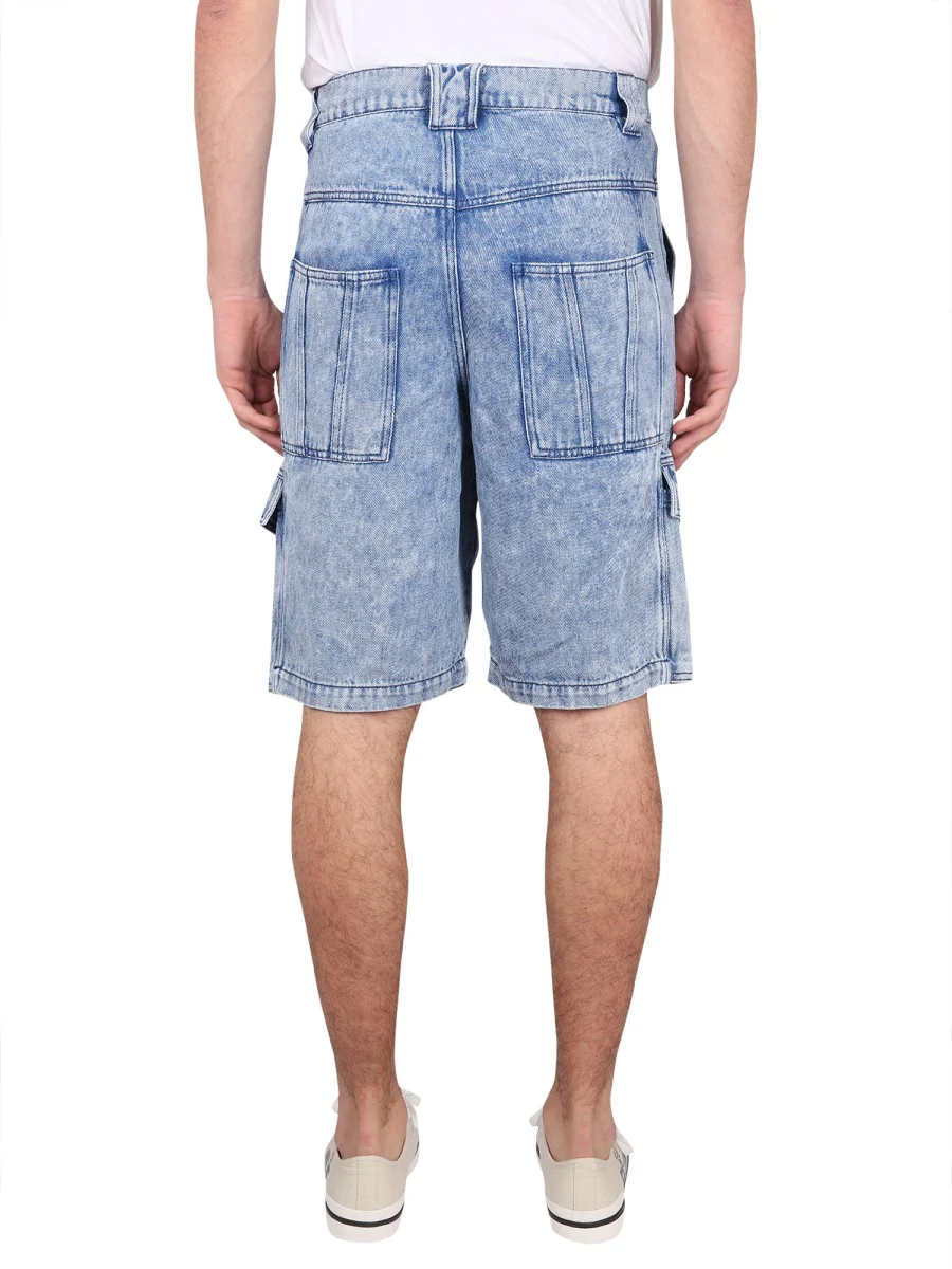 Marant Men's Mini Bermuda Shorts with Button Closure - Image 4