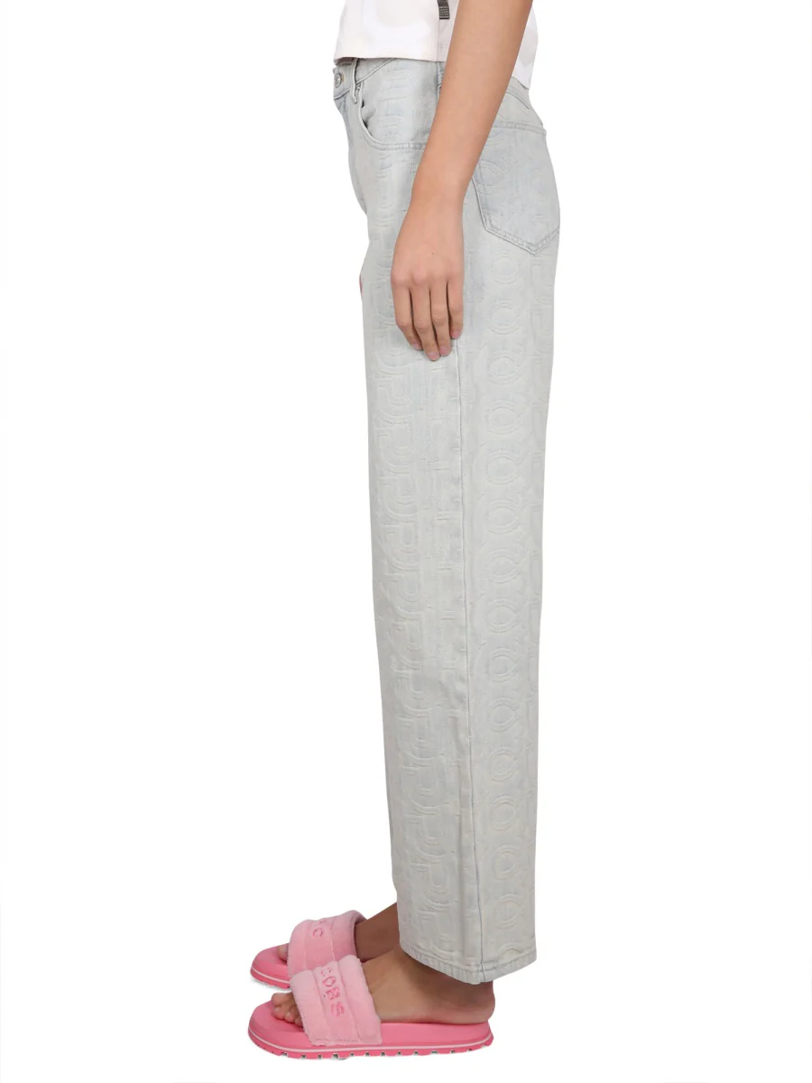 MARC JACOBS Monogram Denim Jeans - Image 3