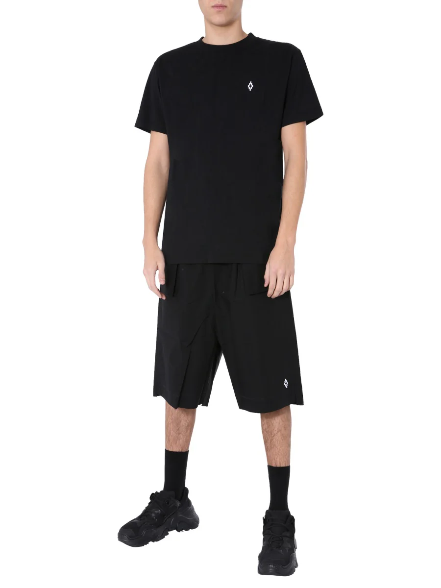 MARCELO BURLON COUNTY OF MILAN Exposed-pocket Bermuda Shorts - Image 2