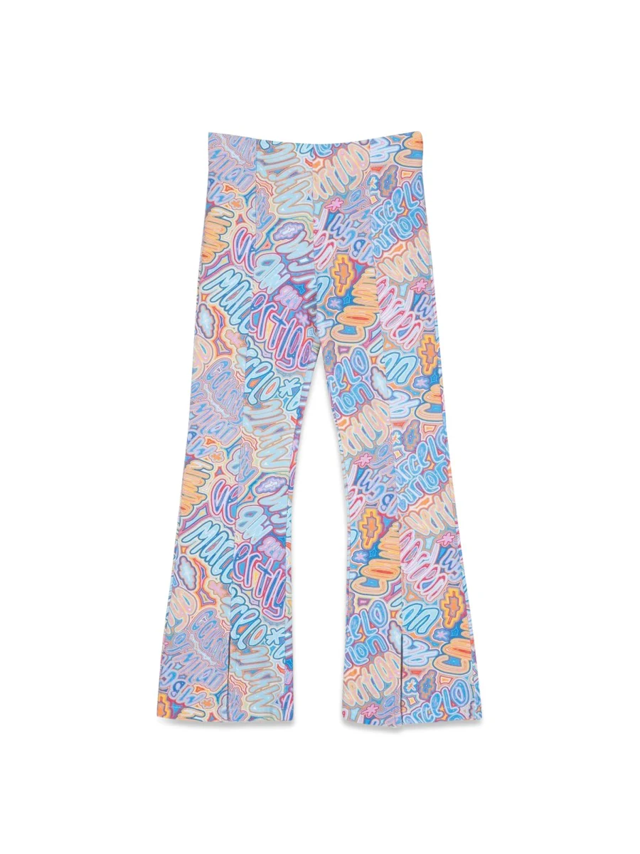 Marcelo Burlon County Of Milan Flare Split Cuffs Trousers for Girls