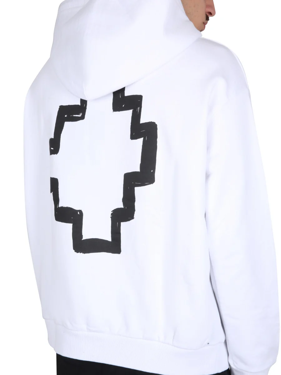 Marcelo Burlon County Of Milan Men's Feathered Drawstring Hoodie - Image 4