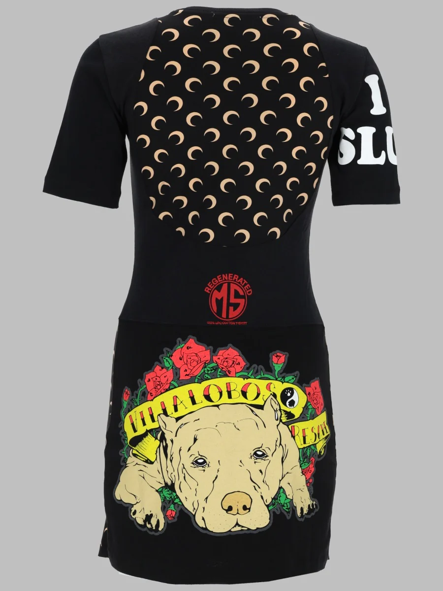 Marine Serre Cotton Mini Dress for Women - Image 2