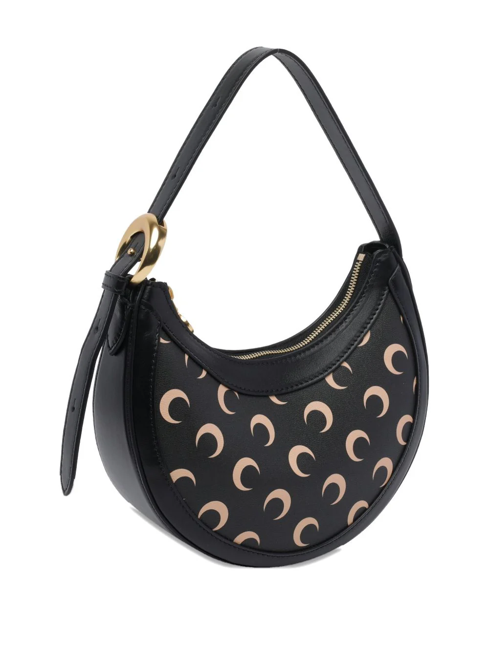 Marine Serre Mini Bag with Signature Moon Jacquard Lining - Image 3