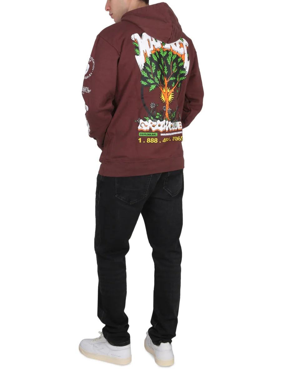 Market Unisex Hooded Sweatshirt with Drawstring - Image 5