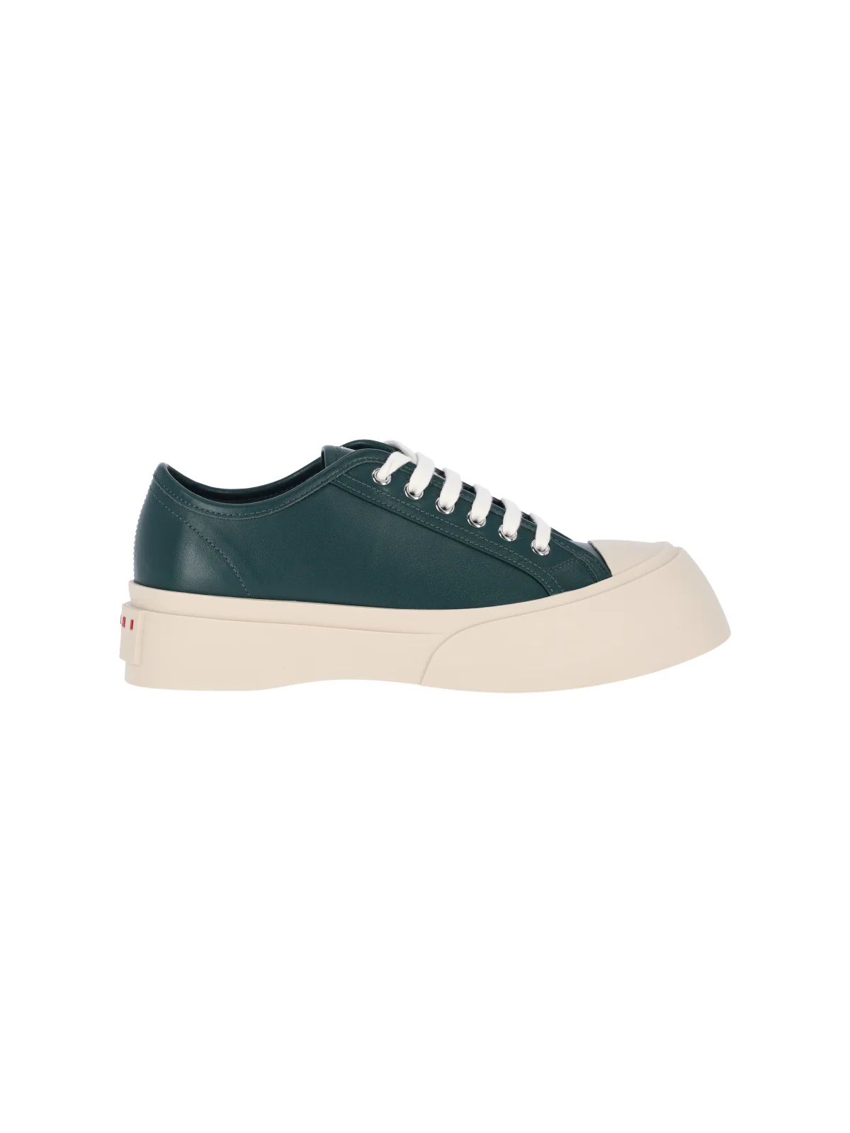 Marni Calf Leather Sneakers with Rubber Sole